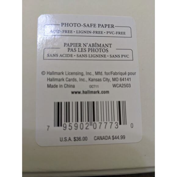 Hallmark Wedding Memory Book Quilted Diamond Cover Pattern New Acid Free - Picture 11 of 11